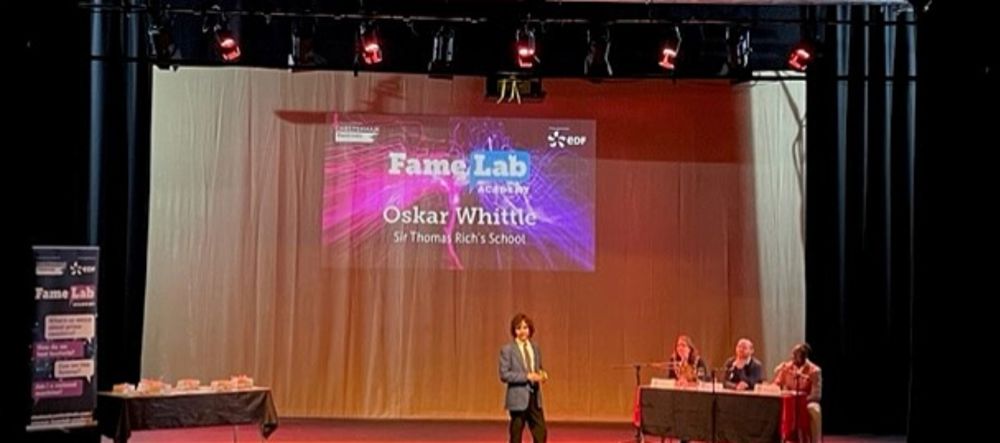 Oskar takes Runner-up Spot in FameLab Final