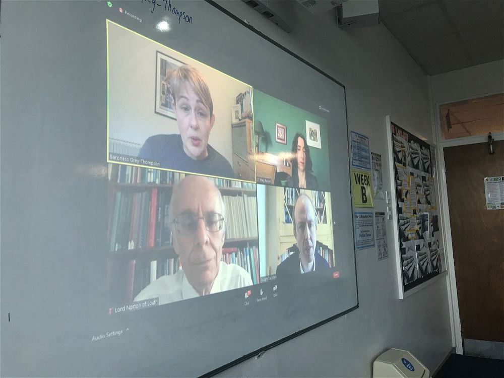 Politics Students Take Part In House of Lords Lecture - Image