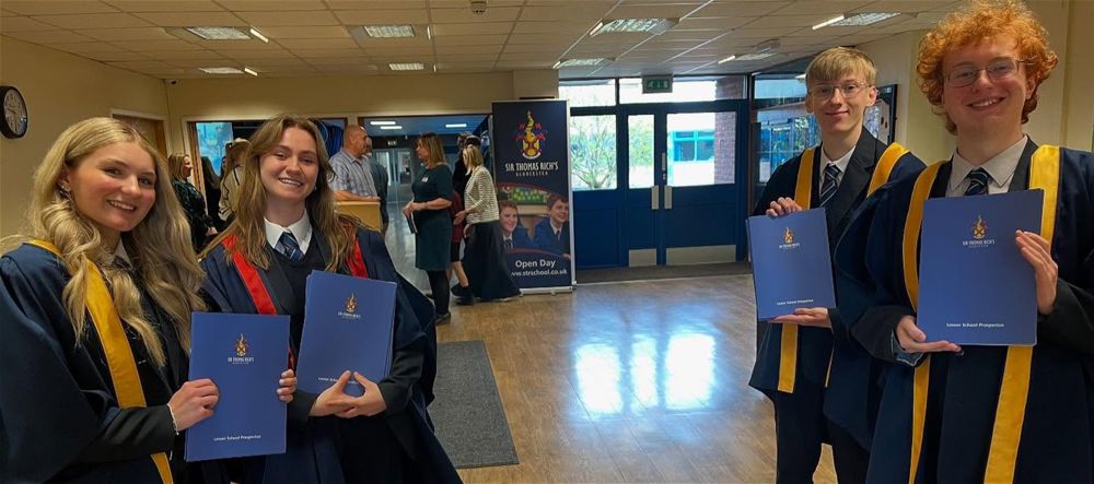 Year 12 Pupils Welcome Parents to Open Morning